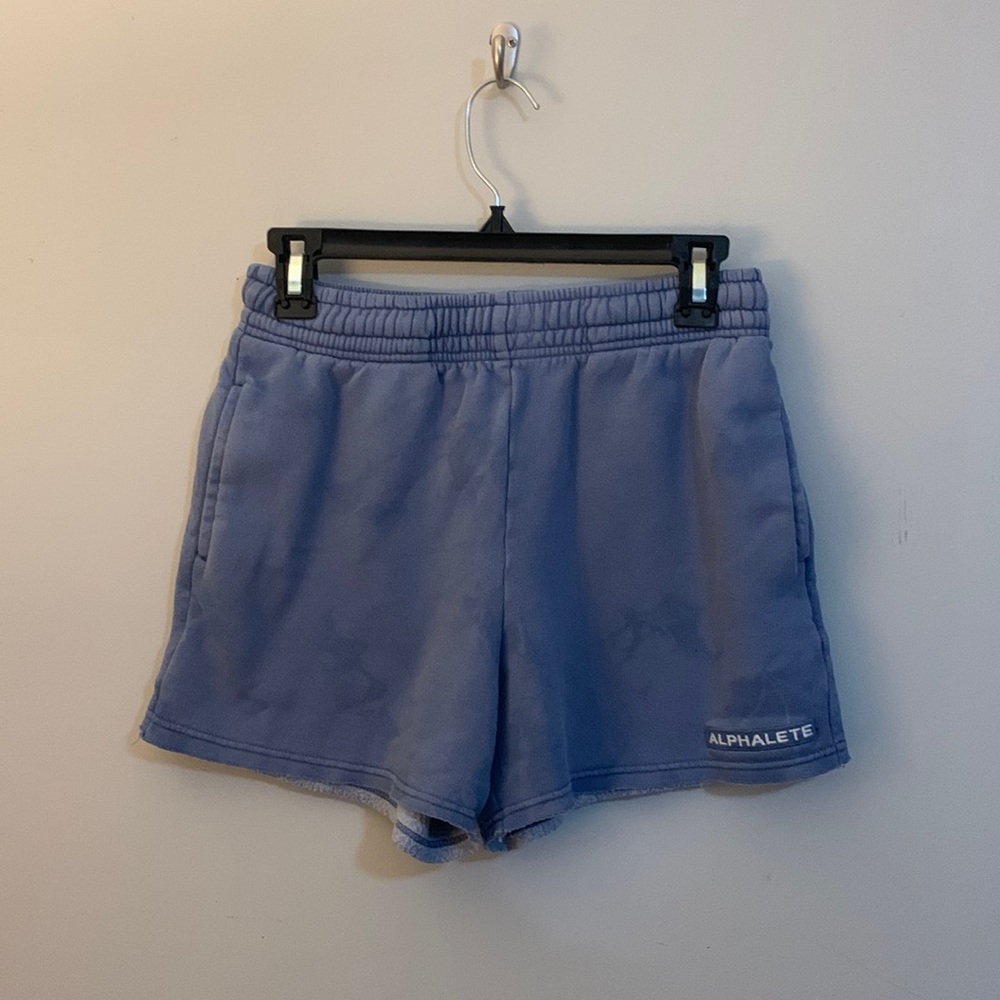 Alphalete Blue Sweat Shorts Size Small
